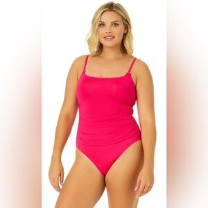 Catherine Malandrino Hot Pink One-Piece Swimsuit